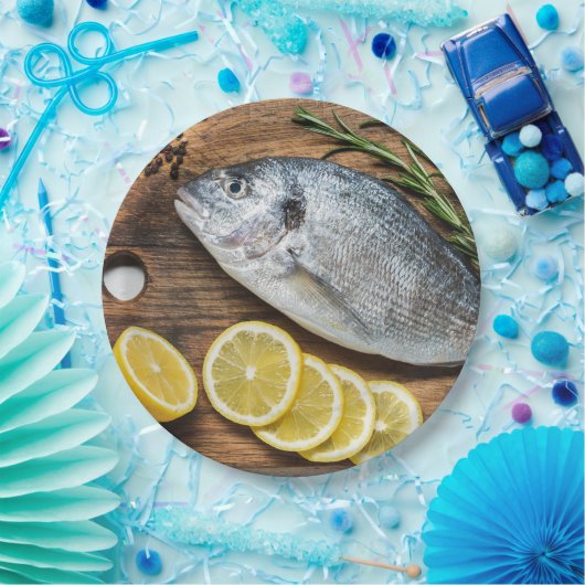 Fish Dorado Pappteller (Party)