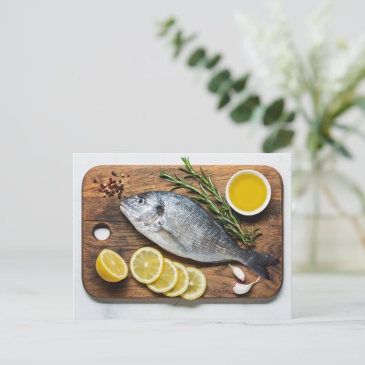 Fish Dorado Postkarte (Stehend Vorderseite)