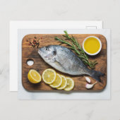 Fish Dorado Postkarte (Vorne/Hinten)