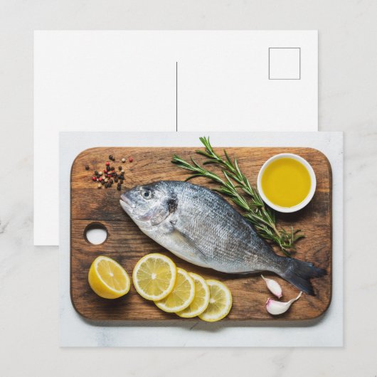 Fish Dorado Postkarte (Vorne/Hinten)