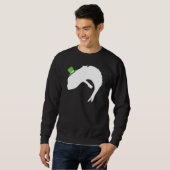 Fish Dragon Leprechaun Irish St Patrick Day Sweatshirt (Vorne ganz)