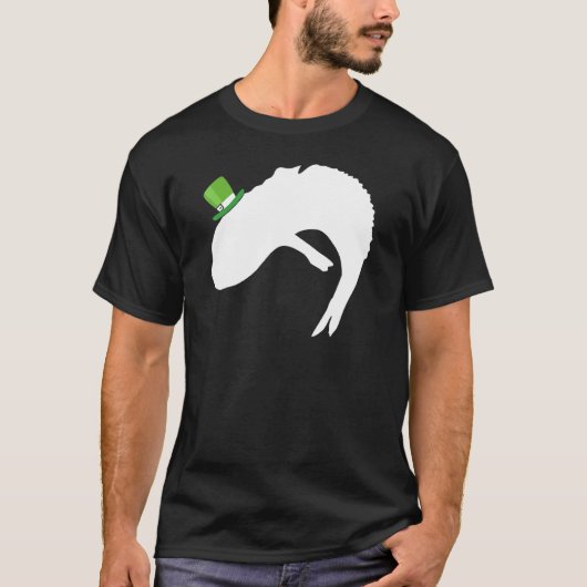 Fish Dragon Leprechaun Irish St Patrick Day T-Shirt (Vorderseite)