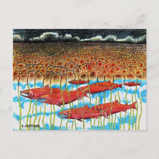 Fish Dream Postkarte (Vorderseite)