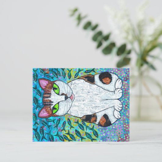 Fish Dreams Postkarte (Stehend Vorderseite)