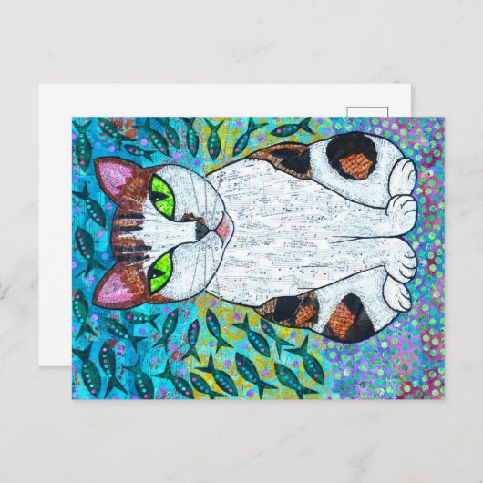 Fish Dreams Postkarte (Vorne/Hinten)