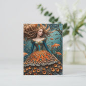 Fish Dress Fashions Postkarte (Stehend Vorderseite)