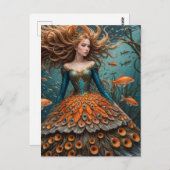Fish Dress Fashions Postkarte (Vorne/Hinten)