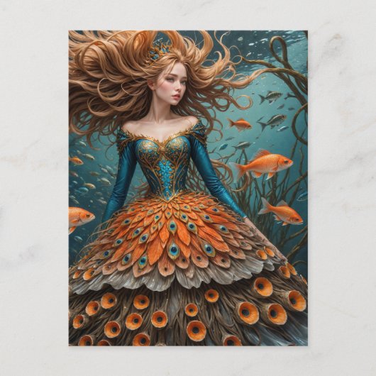 Fish Dress Fashions Postkarte (Vorderseite)