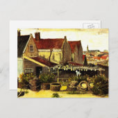 Fish Drying Barn by Vincent van Gogh Postkarte (Vorne/Hinten)