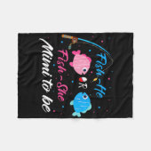 Fish-er oder Fish-sie Mimi zur Geschlechtsenthüllu Fleecedecke (Vorderseite (Horizontal))