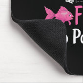 Fish-er oder Fish-sie Pop Pop zur Geschlechtsenthü Mousepad (Ecke)
