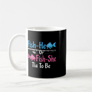 Fish-er oder Fish-sie Tia wird Geschlechter-Enthül Kaffeetasse