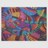 Fish Eye Zen Decoupage Seidenpapier (Vorderseite)