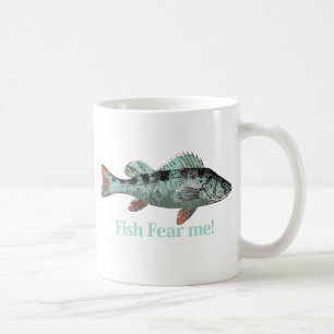Fish Fee Me Fun Zitat für Fischer Kaffeetasse