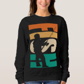 FISH Fisher silhouette Sweatshirt (Vorderseite)