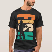 FISH Fisher silhouette T-Shirt (Vorderseite)