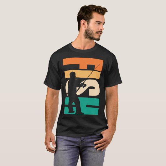 FISH Fisher silhouette T-Shirt (Vorne ganz)