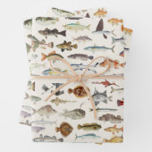 Fish Fishing Geschenkpapier Set (Beispiel)