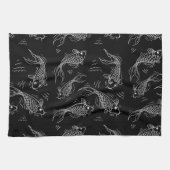 fish fishmonger seafood caviar cuts geschirrtuch (Horizontal)