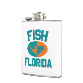 Fish Florida Colors Flachmann (Links)
