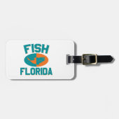 Fish Florida Colors Gepäckanhänger (Vorderseite horizontal)