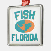 Fish Florida Colors Ornament Aus Metall (Links)