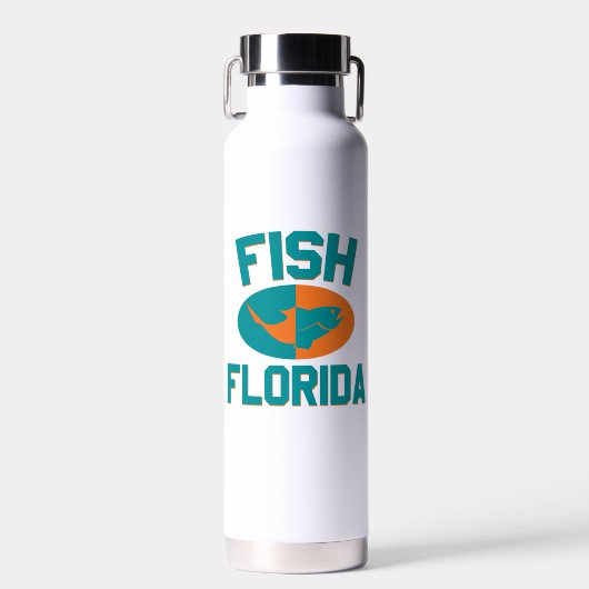 Fish Florida Colors Trinkflasche (Vorne)