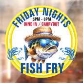 FISH FRY FENSTERAUFKLEBER (Blatt 2)