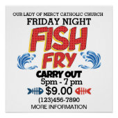 FISH FRY Instant Download oder Poster / Beide (Vorderseite)