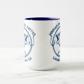 Fish-Funny-Hooked on Reel Coffee Tasse (Zentrum)