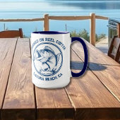 Fish-Funny-Hooked on Reel Coffee Tasse