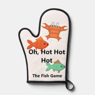 Fish Game Oven Mitt Ofenhandschuh