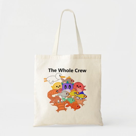 Fish Game Tote Bag - Die ganze Crew Tragetasche (Vorne)
