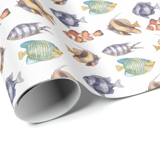 Fish Geschenkpapier (Rolleneckpunkt)