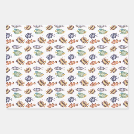 Fish Geschenkpapier Set (Vorderseite)