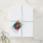 Fish Gift Tag Geschenkanhänger (Mit Garn)