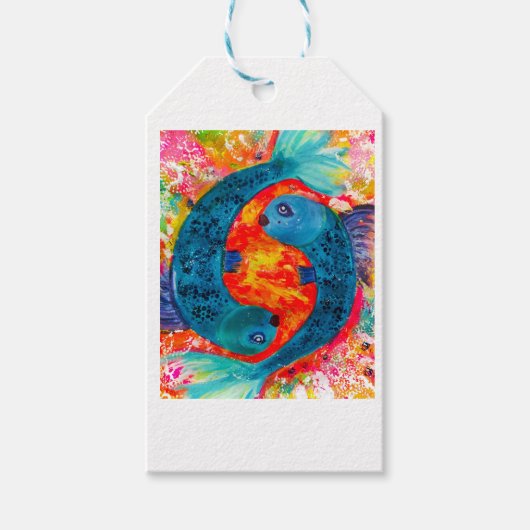 Fish Gift Tag Geschenkanhänger (Vorderseite)
