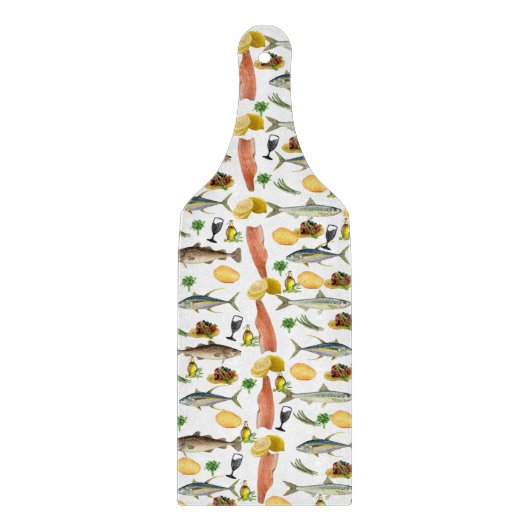 Fish Glass Cutting Board Schneidebrett (Vorderseite)