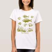 Fish Green Graphic T-Shirt (Vorderseite)