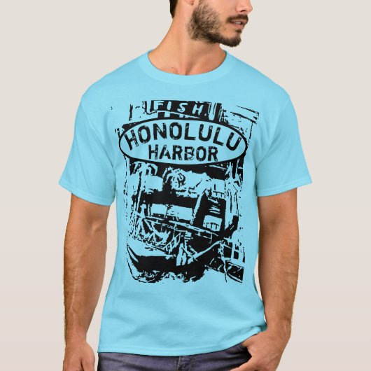 FISH HONOLULU HARBOR T-Shirt (Vorderseite)