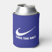 Fish Hook-Fisherman Core-Take the Bait-Deep Blue Dosenkühler (Kanne Vorderseite)