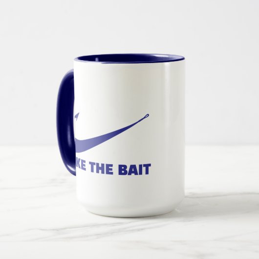 Fish Hook-Fisherman Core-Take the Bait Tasse (Vorderseite Links)