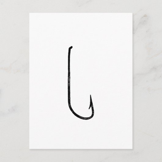 Fish Hook Postkarte (Vorderseite)