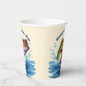 Fish-Hooked on Reel Fun Pappbecher (Rechts)