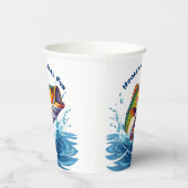 Fish-Hooked on Reel Fun Pappbecher (Rechts)