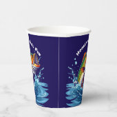 Fish-Hooked on Reel Fun Pappbecher (Rechts)