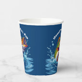 Fish-Hooked on Reel Fun Pappbecher (Links)