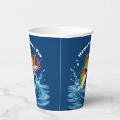 Fish-Hooked on Reel Fun Pappbecher (Rechts)