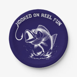 Fish-Hooked on Reel Fun Pappteller