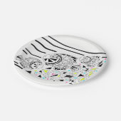 Fish Horoskop Pappteller (Schrägansicht)